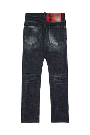 black cotton jeans DSQUARED KIDS | DQ0236D0AEQDQ02